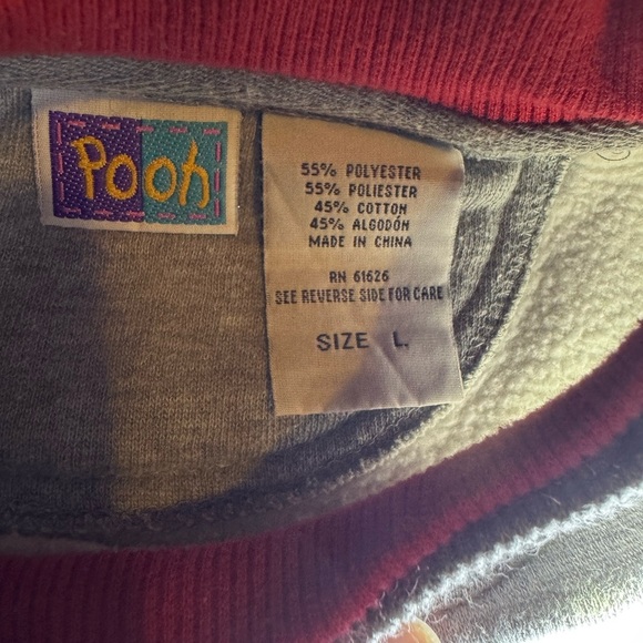Disney Gray Sweatshirt with Winnie the Pooh and Piglet - Picture 3 of 5